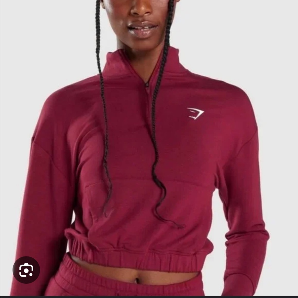 Gymshark Pippa Pullover in Burgundy